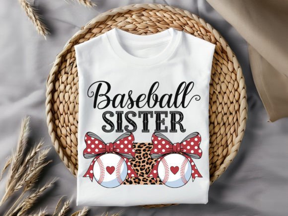 Baseball Sister Free T-Shirt Design: A Playful Asset for Any Project