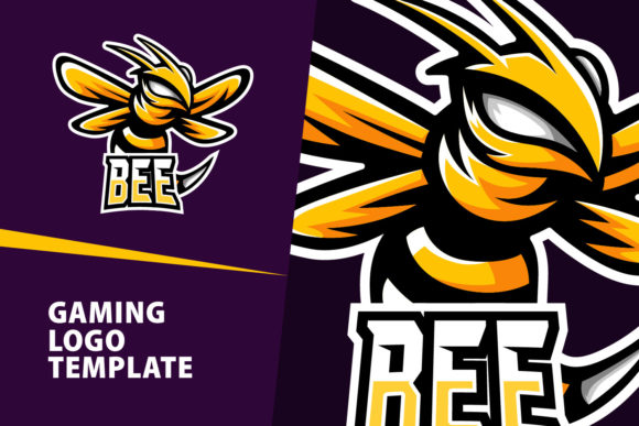 Bee Mascot Gaming Logo Design: Buzzing into the Esport Arena