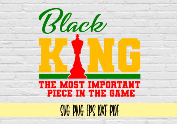 Black King: Commanding Attention with Bold Typography