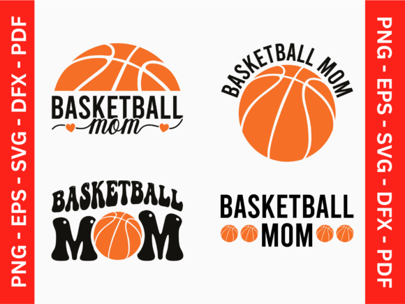 Celebrate Your Sideline Style with This Basketball Mom SVG PNG