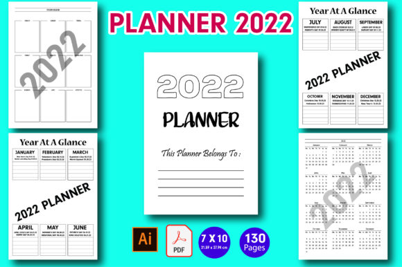 Design Your Perfect 2022 Daily Planner: KDP & Print Ready