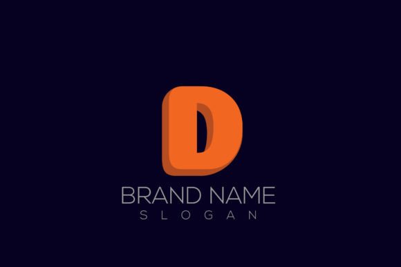 Designing a Strong Brand Identity with 3D D Logo Vector
