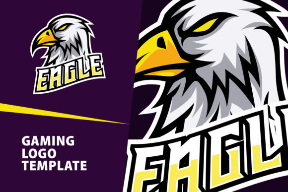 Eagle Mascot Gaming Logo Design: Soar Above the Competition