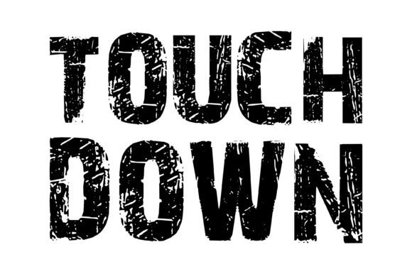 Game Day Grit: Unlocking the Power of Touchdown Distressed Football SVG