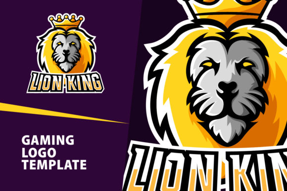 LionKing Mascot Gaming Logo Design: A Bold Asset for Creators