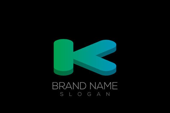 Master Your Brand with a 3D K Logo Vector Design