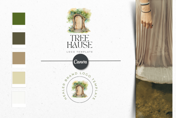 Natural Logo Template: Crafting a Beauty Brand Identity in Minutes