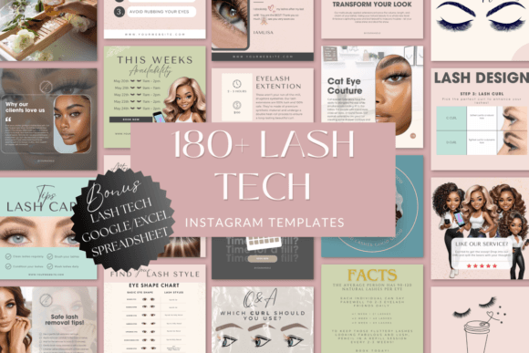 Refresh Your Lash Business Feed with Customizable Templates