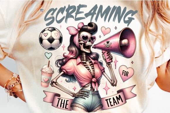 Screaming for the Team: A Sassy Soccer Mom Design for Sideline Queens