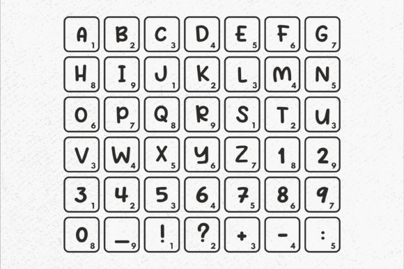 Tiles Scrabble Tile SVG: Crafting with Classic Charm