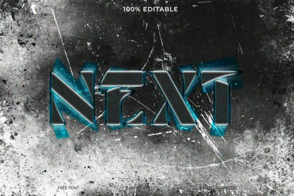 Unleash Impact with the Next Level Text Effect 3D Shattered