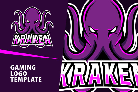 Unleash Your Brand's Power with a Kraken Mascot Gaming Logo
