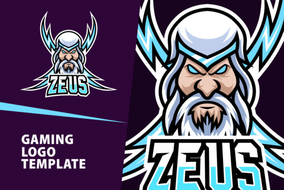 Zeus Mascot Gaming Logo Design: Power Up Your Brand
